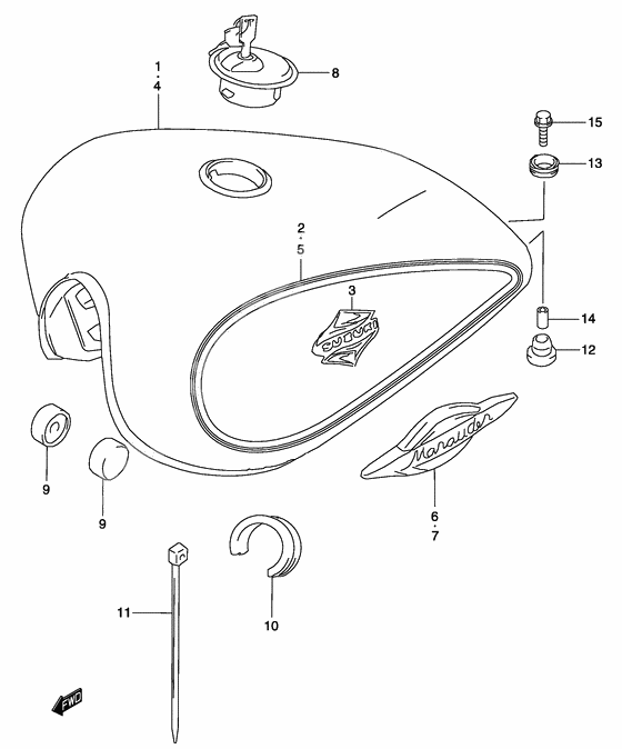 Tank fuel              

                  Model k3