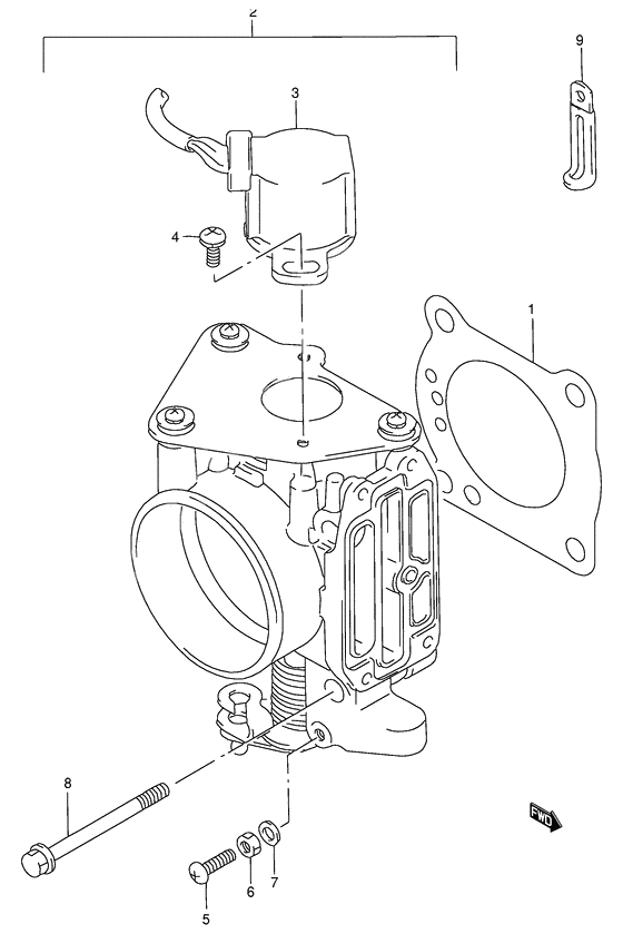 Throttle body