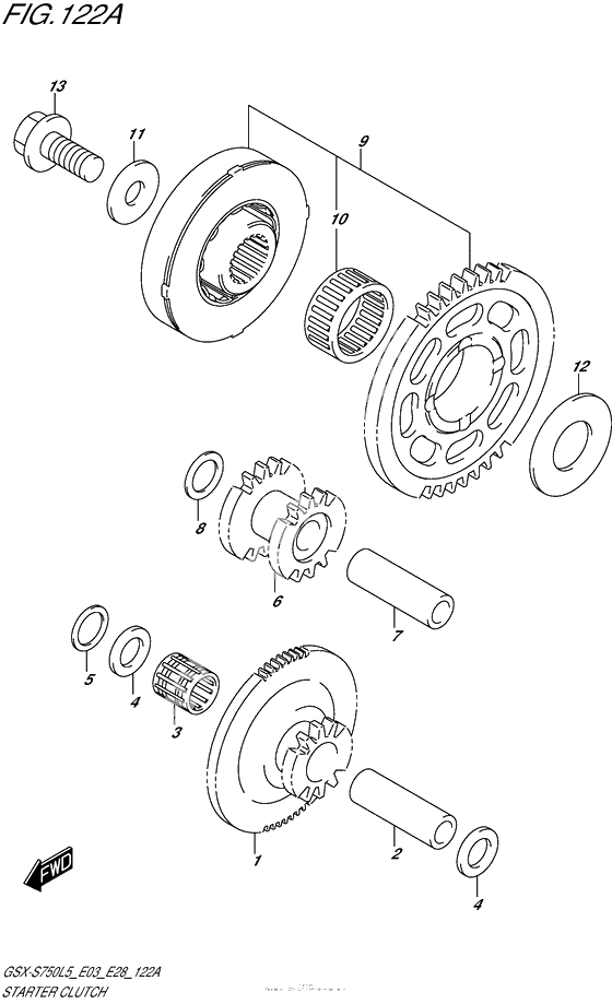 Привод стартера