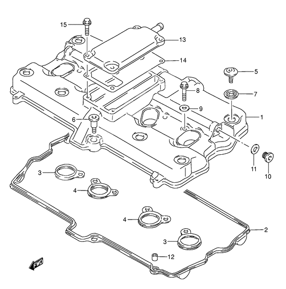 Cylinder head cover