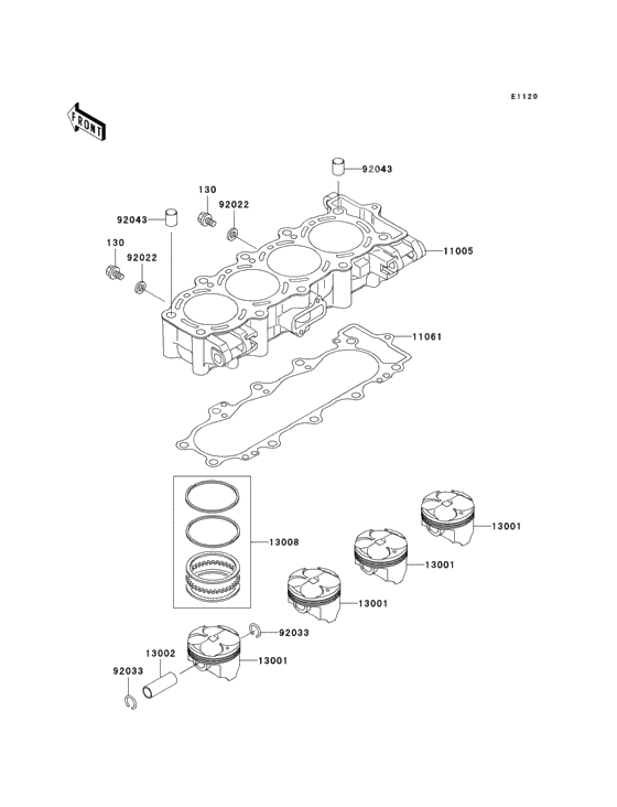 Cylinder/piston(s)