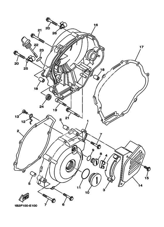Крышки картера 1