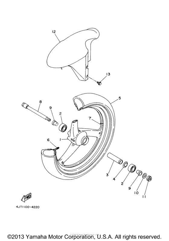 Front wheel