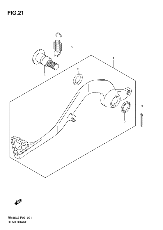 Front brake caliper