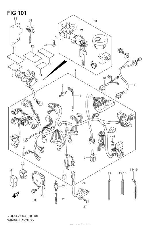 Wiring Harness (Vl800C E28)