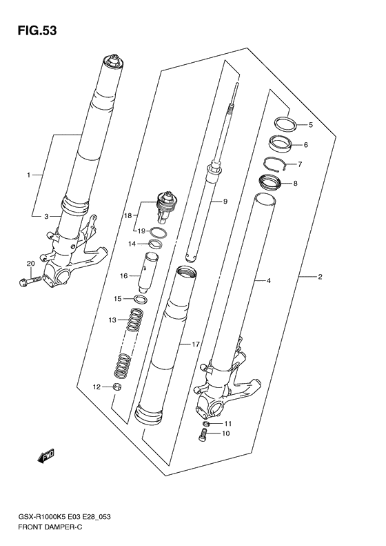 Front damper