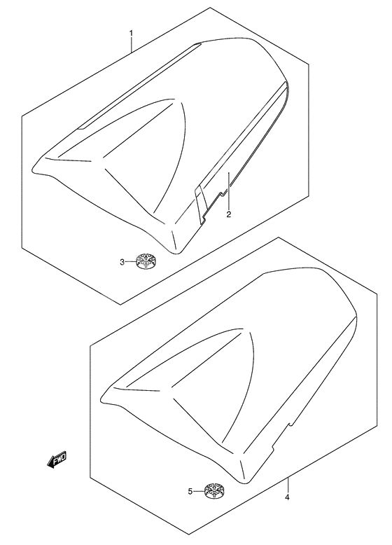 Seat tail box              

                  Model k4