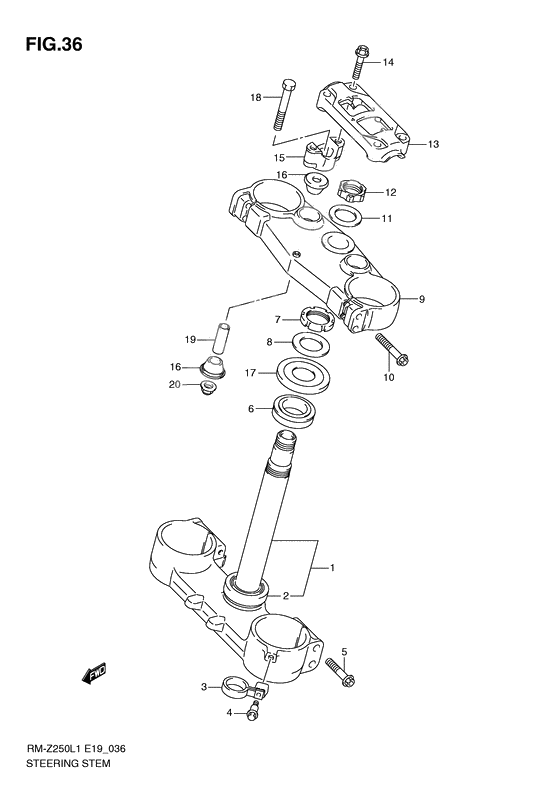 Steering stem