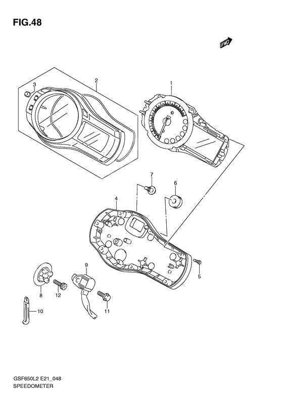 Speedometer              

                  Gsf650sal2 e21