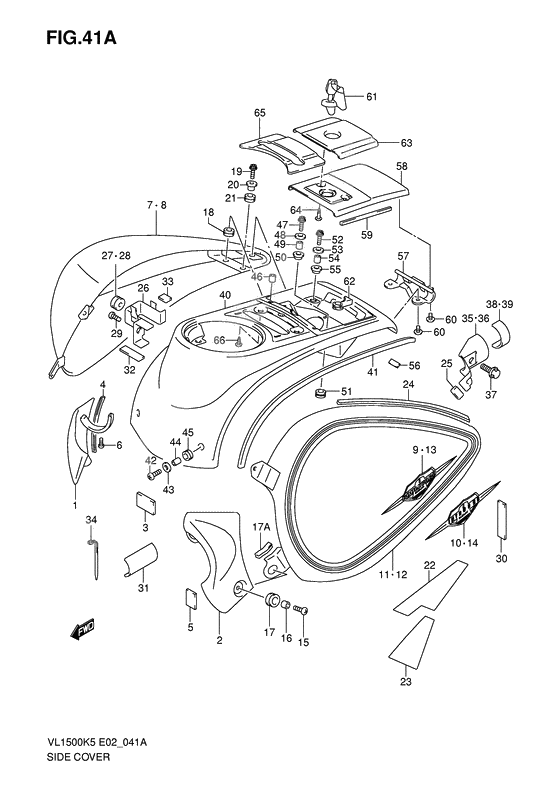 Side cover              

                  Model k6/k7