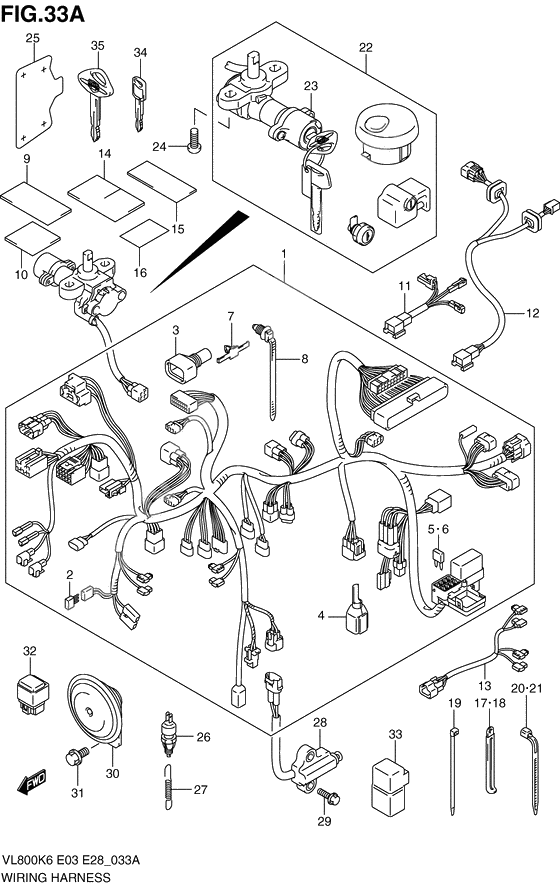 Wiring harness              

                  Model k9/l0