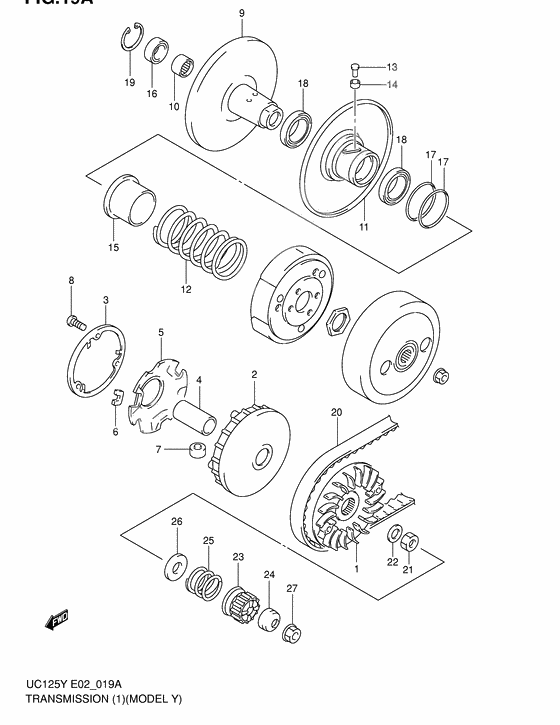 Transmission              

                  1)(model y/k1