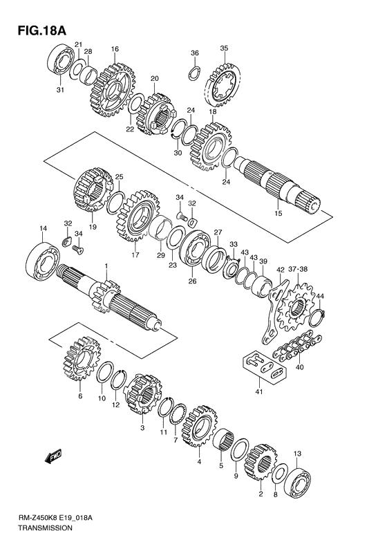 Transmission              

                  Rm-z450l1