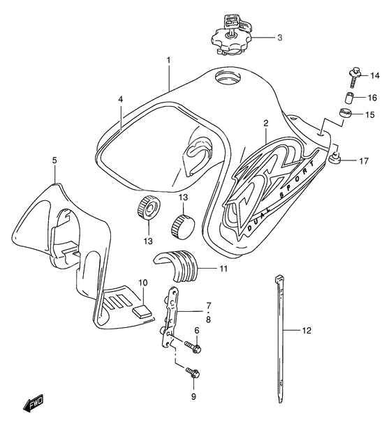 Tank fuel              

                  Model y