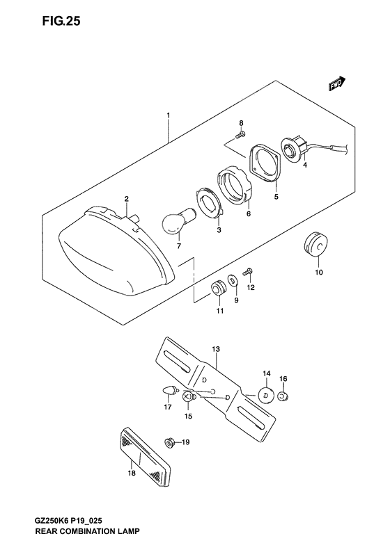 Rear combination lamp