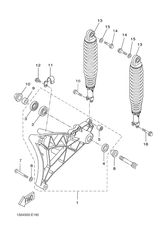 Rear arm & suspension