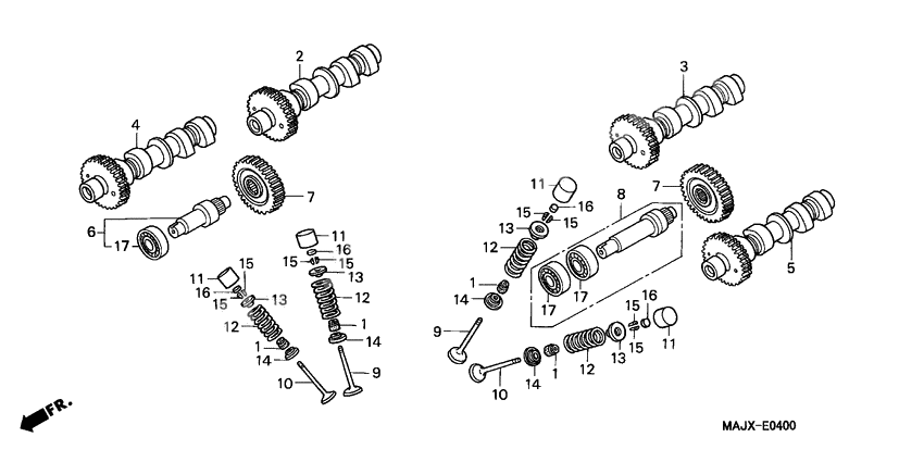 Camshaft/valve
