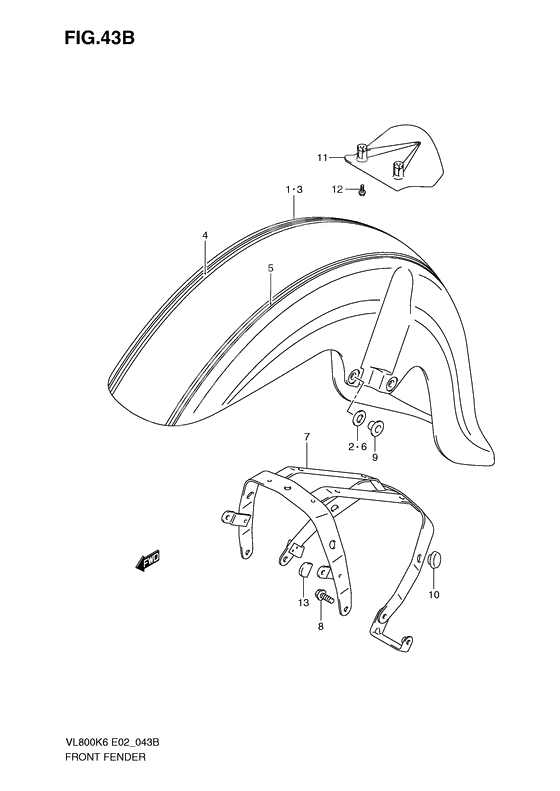 Front fender              

                  Model k9