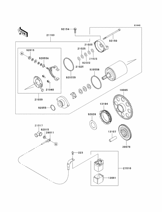 Starter motor