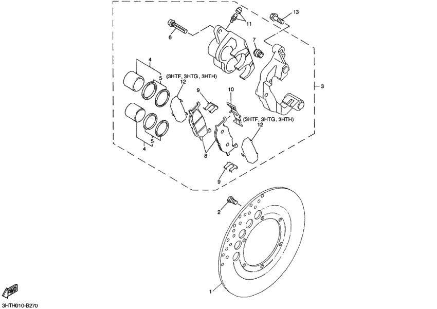 Front Brake Calliper