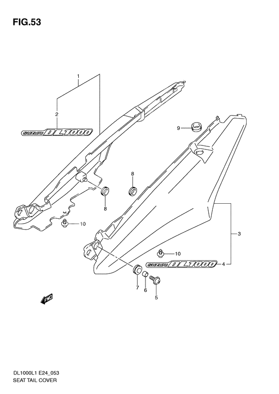 Seat tail cover