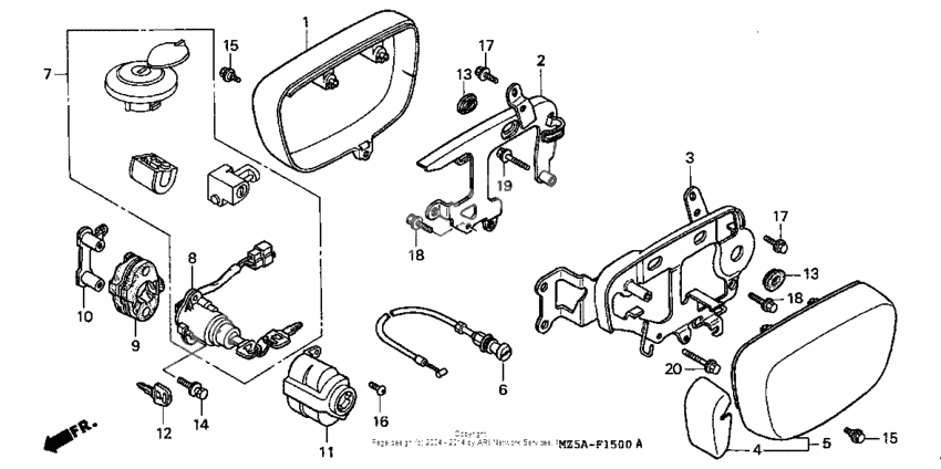 Carburetor side cover