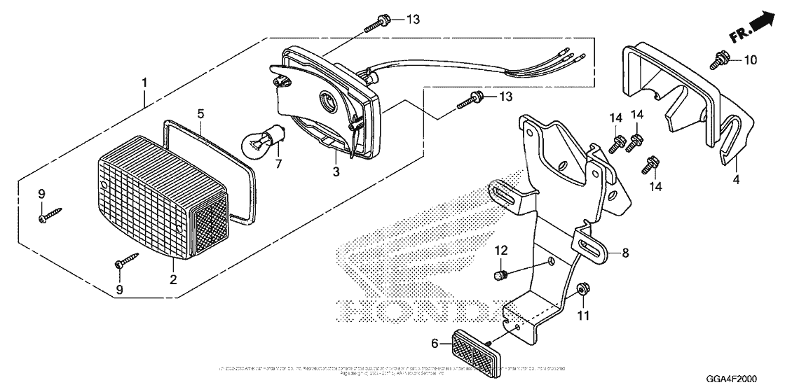 Задний фонарь (Стоп-сигнал)