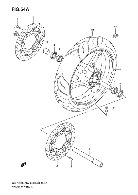 Transom + tube              

                  Gsf1250sk7/sk8/sk9