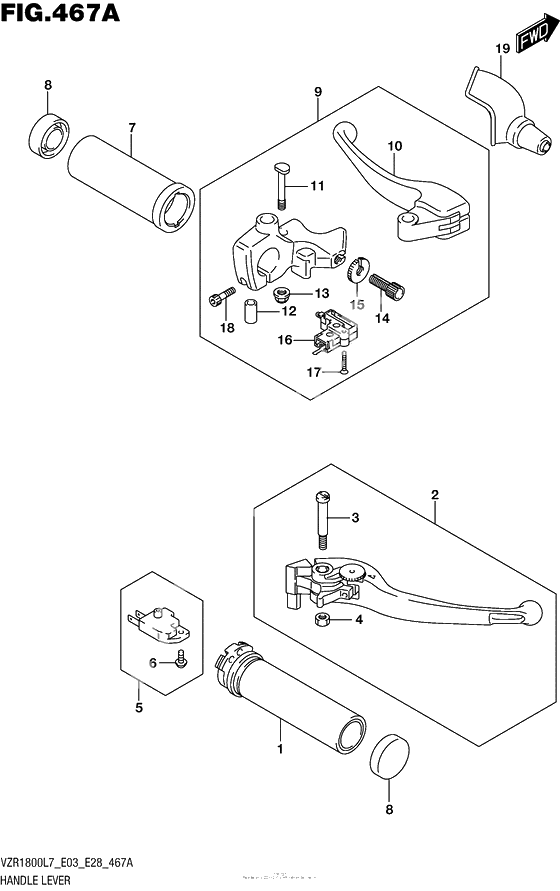 Ручки руля (Vzr1800L7 E28)