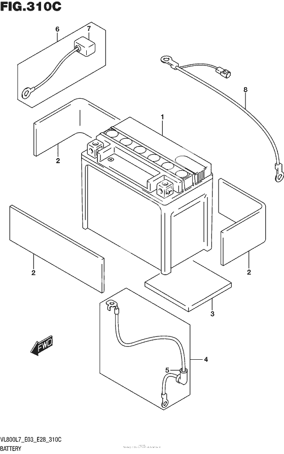 Аккумулятор (Vl800L7 E33)