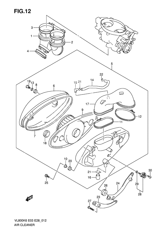 Air cleaner              

                  Model k6/k7/k8