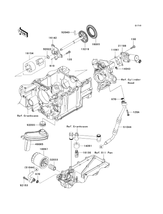 Oil pump/oil filter