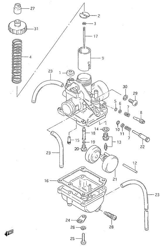 Carburetor assy