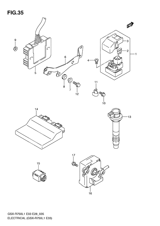 Electrical              

                  Gsx-r750l1 e33