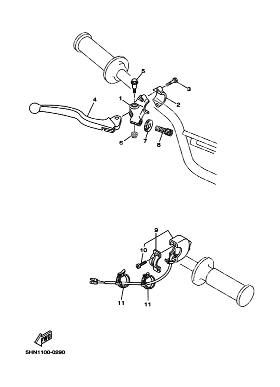 Interruptor manillar&palanc
