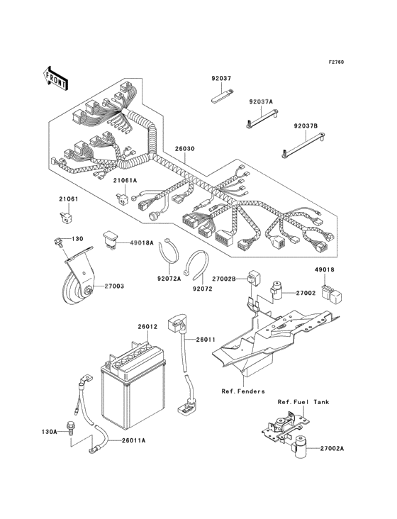 Chassis electrical equipment