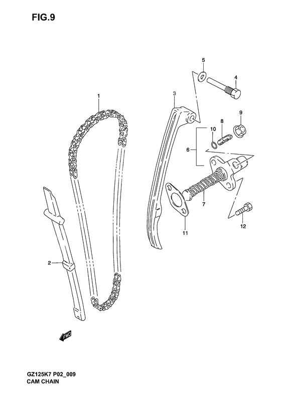 Cam chain              

                  Model k3