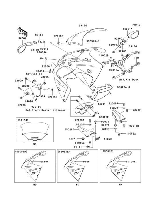 Cowling(zx900-f2h)