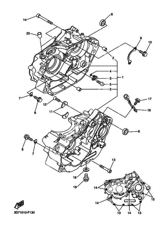 Картер двигателя