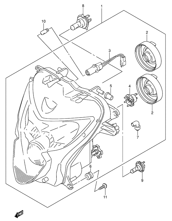 Headlamp              

                  E2, e19