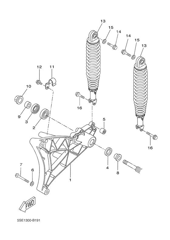 Rear arm & suspension