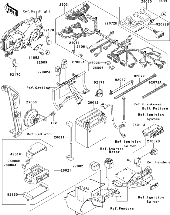 Chassis electrical equipment