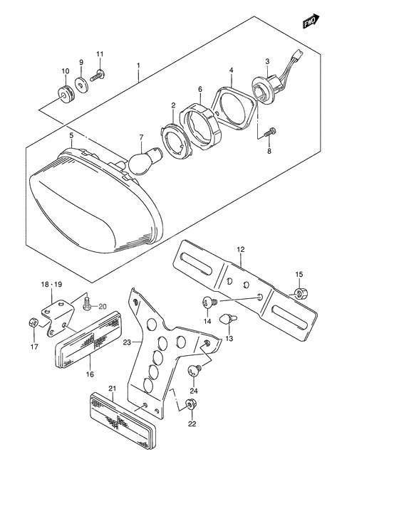 Rear combination lamp