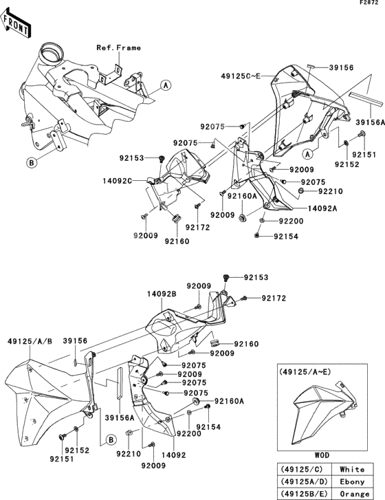 Cowling lowers