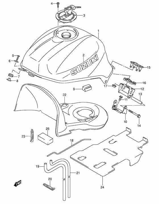 Tank fuel              

                  Model k3