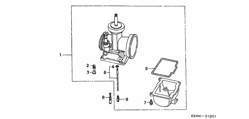 Carburetor optional parts kit