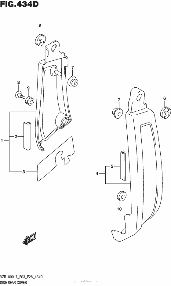 Side Rear Cover (Vzr1800Bzl7 E33)