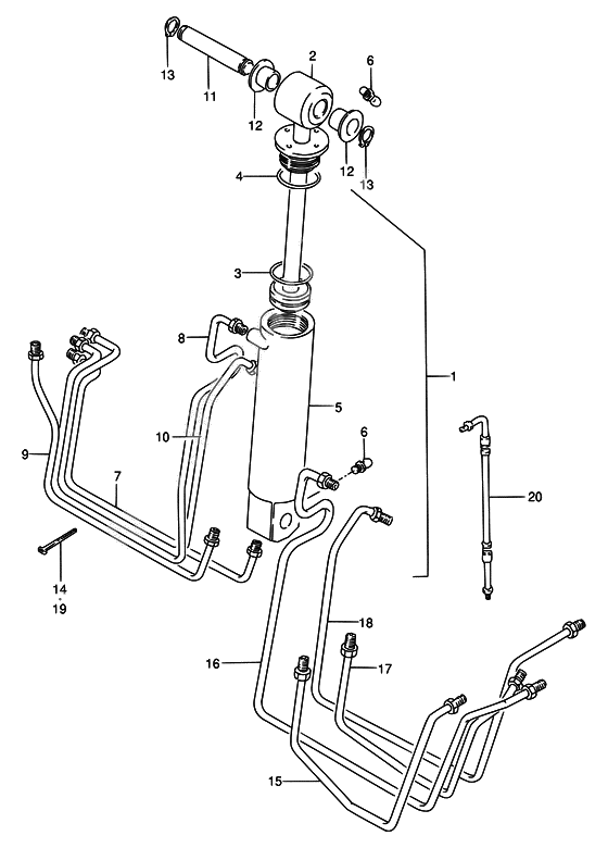 Tilt cylinder