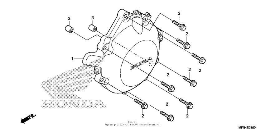 Alternator cover