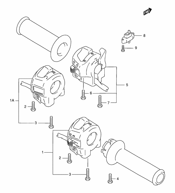 Handle switch              

                  Model w/x/y/k1/k2